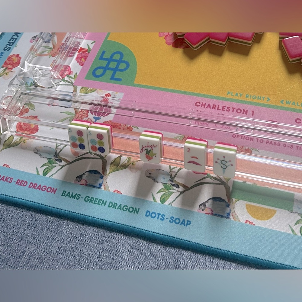 Clear Acrylic Mahjong Racks